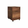 Ladeblok Meradi 41x41x61cm - melamine - oslo walnut met slot