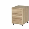 Ladeblok Yoda 44x53x66cm - eik massief & fineer & decor - naturel