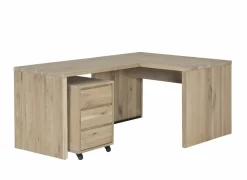 Ladeblok Yoda 44x53x66cm - eik massief & fineer & decor - naturel