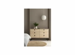 Ladekast Ry 151x41x95cm - decor - bruin/zwart