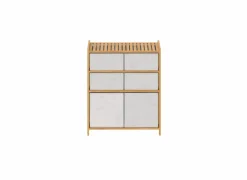 Ladekast Tidy 66x33x78,5cm - bamboe - naturel