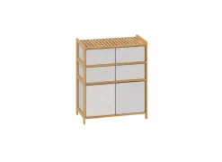 Ladekast Tidy 66x33x78,5cm - bamboe - naturel