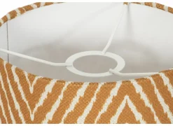 Lampenkap Ø15x15cm - stof - oranje