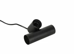 Lampenvoet E27 - metaal - zwart