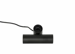 Lampenvoet E27 - metaal - zwart