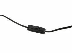 Lampenvoet E27 - metaal - zwart