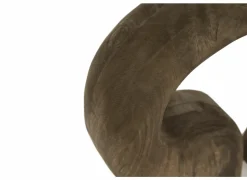 Lampenvoet E27 H30cm - hout - naturel