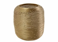 Lantaarn Ayla Ø20x19cm - metaal - goud