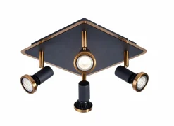 LED spot met 4 spots 5W GU10