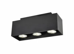 LED spot met 3 spots 5W GU10 zwart