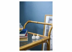 Ledkaars Sille Rechargeable wit set van 2