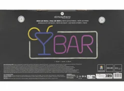 Ledlamp Neon Bar 42x22cm - kunststof - multicolor