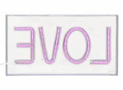Ledlamp Neon Love 23x12,5cm - kunststof - roze
