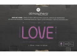 Ledlamp Neon Love 23x12,5cm - kunststof - roze