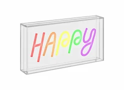 Ledlamp Neon 23x13cm - kunststof - multicolor