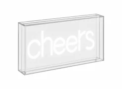 Ledlamp Neon 23x13cm - kunststof - wit