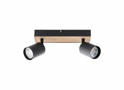 Brilliant Ledspot Jello Wood met 2 spots 4,5W GU10