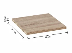 Legplank Mix N' Modul  32x32cm - decor - naturel