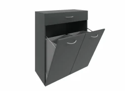 Linnenbox 80x40x98cm - decor - grafiet
