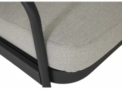 Loungeset Airy aluminium wicker - greige/zwart