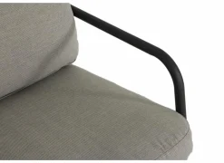 Loungeset Airy aluminium wicker - greige/zwart