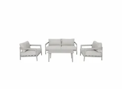 Loungeset Belafonte aluminium olefin - grijs