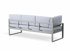 Loungeset Tonale aluminium polywood - greige