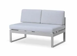 Loungeset Tonale aluminium polywood - greige