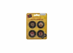 Magneten Retro Vinyl set van 4