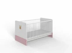 Meegroeibed Cindy 70x140cm - decor - roze & wit