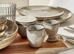 Salt & Pepper Melk/Sauskan Artisan 7cl - stoneware - groen