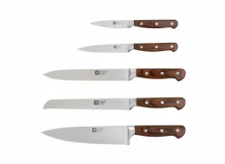 Messenblok Virtuose 5-delig - hout/roestvrij staal