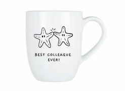 Cosy & Trendy Mok Cosy Best colleague ever 53cl - porselein - wit