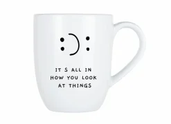 Cosy & Trendy Mok Cosy It's all in how you look at things 53cl - porselein - wit