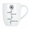 Cosy & Trendy Mok Cosy Keep going, keep growing 53cl - porselein - wit