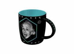 Mok Einstein 33cl - keramiek - zwart & blauw