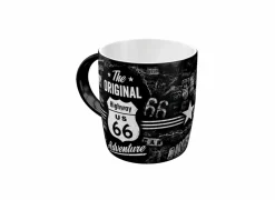 Mok Highway 66 33cl - keramiek - zwart