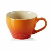 Le Creuset Mok 40cl - keramiek - oranjerood