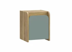 Nachtkastje Hoa 42x41x53cm - decor - mauvella eik & groen