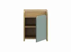 Nachtkastje Hoa 42x41x53cm - decor - mauvella eik & groen