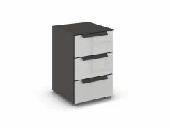 Nachtkastje 40x42x61cm - decor - grijs & grafiet