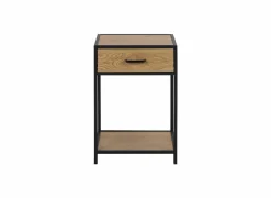 Nachtkastje 42x35x63cm - decor - eik