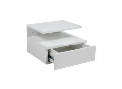 Nachtkastje 35x32x23cm - MDF - wit