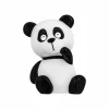 Nachtlampje Panda H13,5cm - kunststof - wit/zwart inclusief batterij