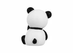 Nachtlampje Panda H13,5cm - kunststof - wit/zwart inclusief batterij