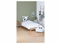 Nachtlampje Panda H13,5cm - kunststof - wit/zwart inclusief batterij