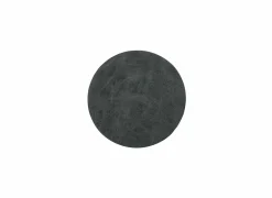 Onderzetters voor glazen Truman Ø9,5cm - lederlook - zwart - set van 4