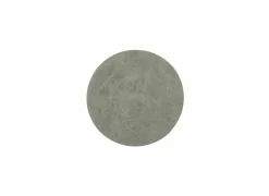 Onderzetters voor glazen Truman Ø9,5cm - lederlook - houtskool - set van 4