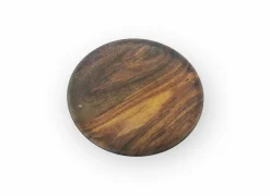 Onderzetters voor glazen Ø18x0,11cm - sheesham massief - bruin