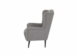 Oorfauteuil Canto 76x80x107cm - stof - taupe